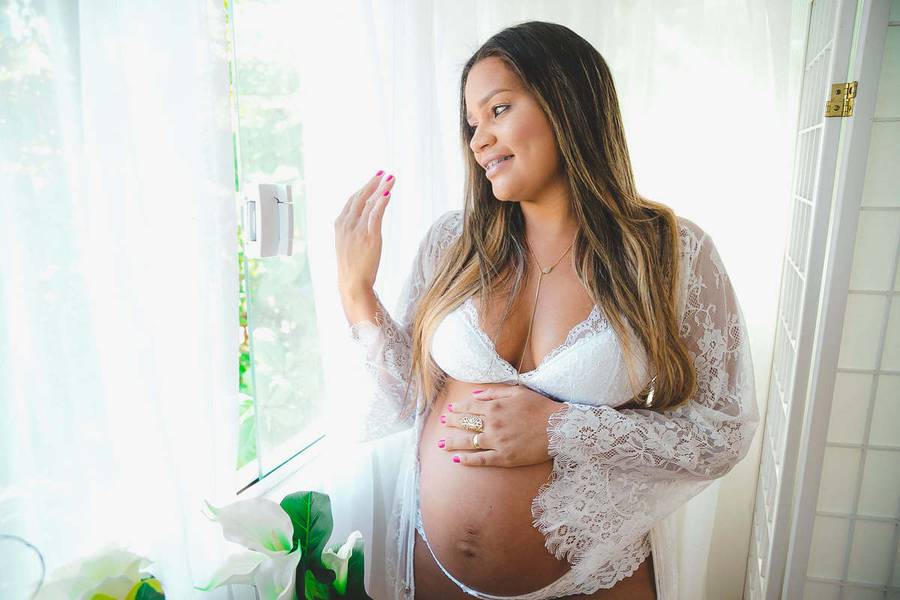 Gestante de Ensaio Gestante 