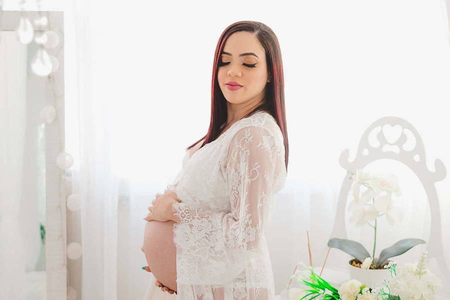 Gestante de Ensaio Gestante 