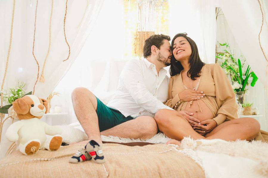 Gestante de Ensaio Gestante