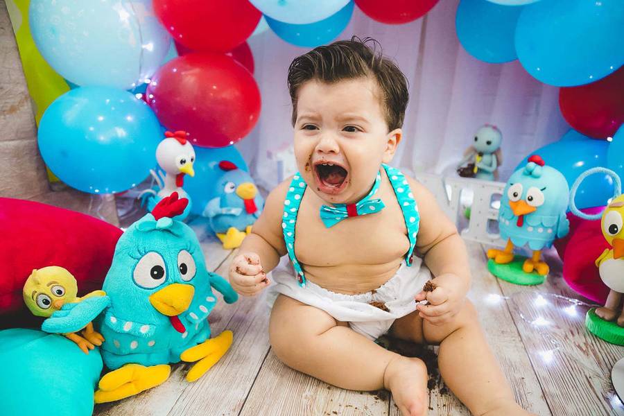 Infantil de Ensaio Studio Infantil Galinha Pintadinha