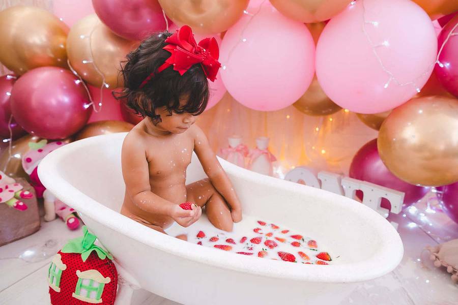 Infantil de Ensaio Smash The Cake 