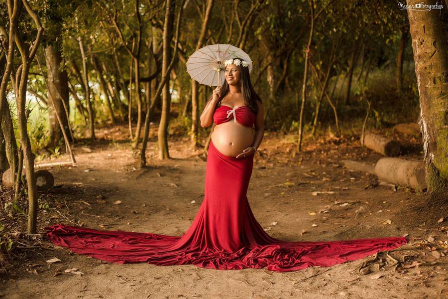 Gestante de Ensaio Gestante