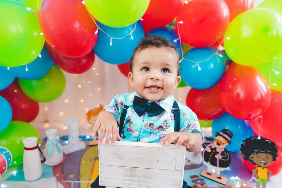Infantil de Ensaio Smash The Cake