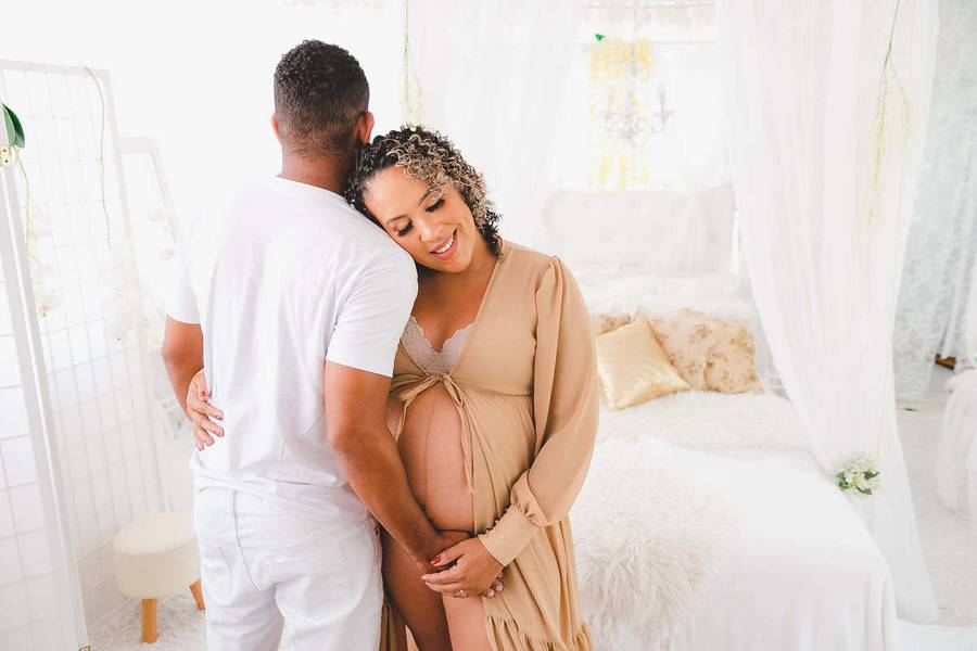 Gestante de Ensaio Gestante