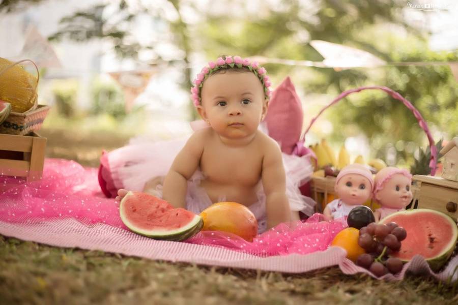 Infantil de Ensaio de Frutas