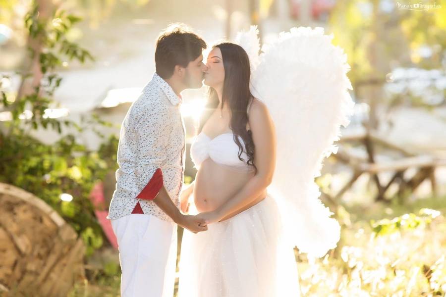 Gestante de Ensaio Gestante - Anjo