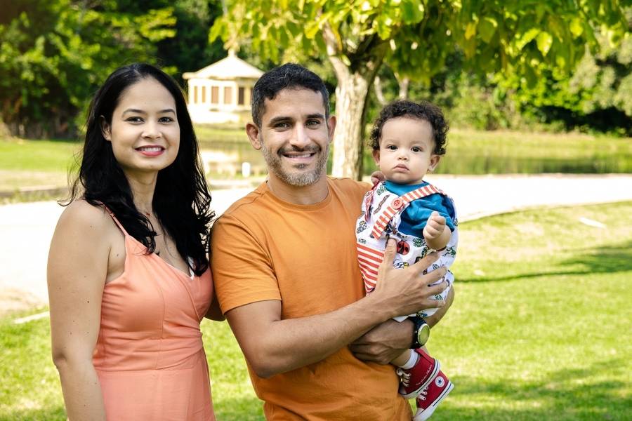 Aniversário de Cauã - Ensaio Família