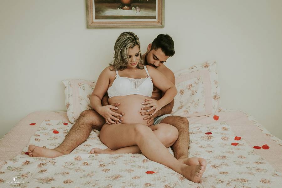 Gestante de Ensaio Gestante - Polyana