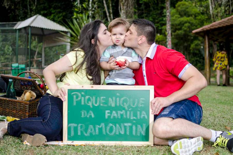 Família de Diovane, Aline e João