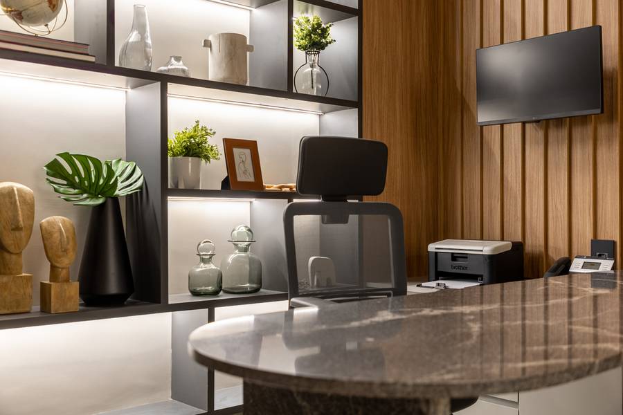 Arquitetura Comercial de Runa Arquitetura \\ Consultório Nasser