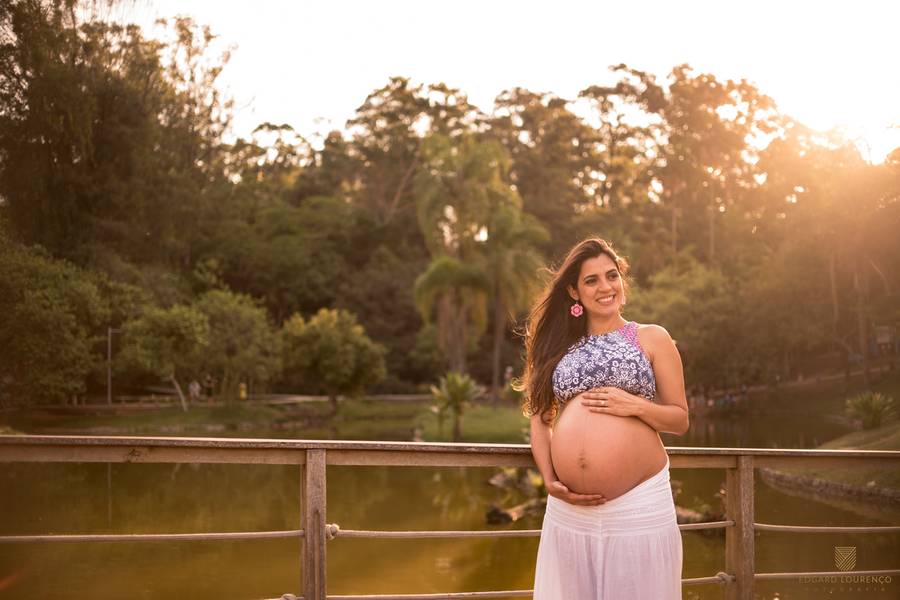 Gestante de Lívia e Fernando 