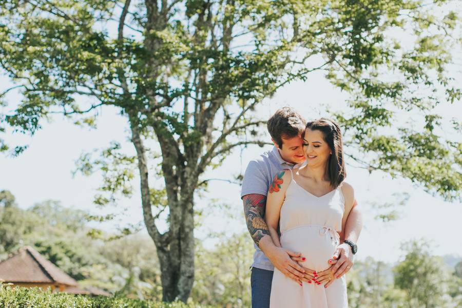 Gestante de Nara & Marcel - à espera de Giovanna