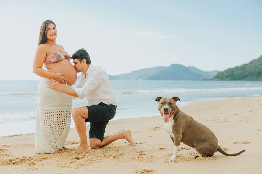 Gestante de ANDRESSA & JOSÉ CARLOS À ESPERA DE DAVI