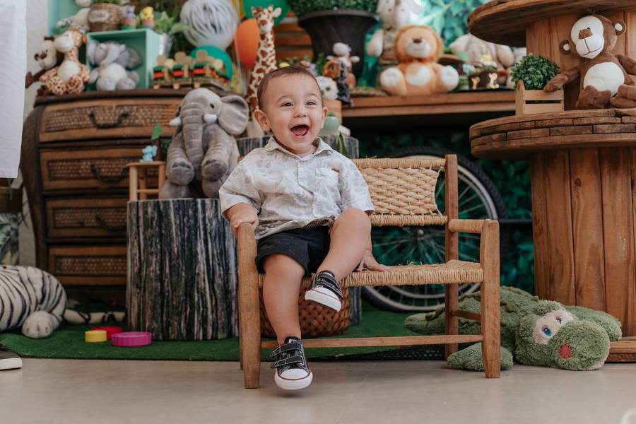 Aniversário Infantil de Aniversário Infantil - Leonardo 1 ano