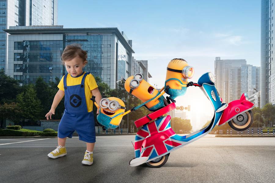 Fotografia Lúdica de Ensaio Fotográfico com os Minions