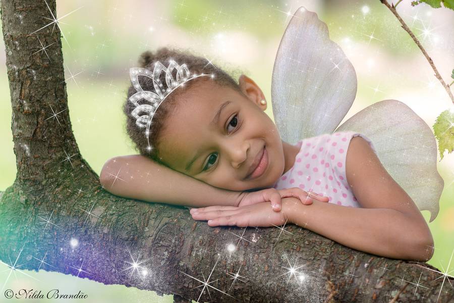 Crianças  Adolescentes de Nanda menina, princesa, fada