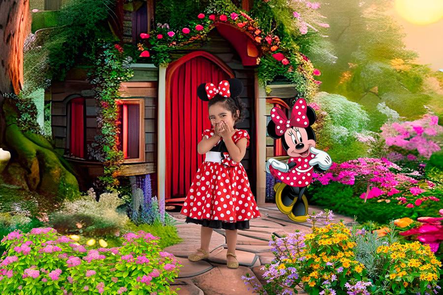 Fotografia Lúdica de Minnie Mouse 