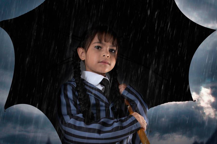 Fotografia Lúdica de Wandinha Addams - Wednesday Addams