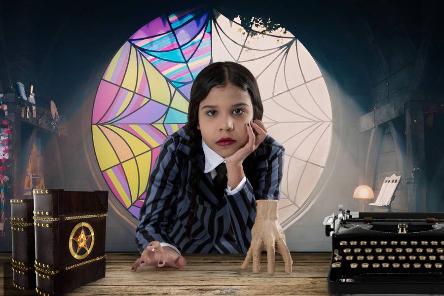 Fotografia Lúdica de Wandinha Addams - Wednesday Addams