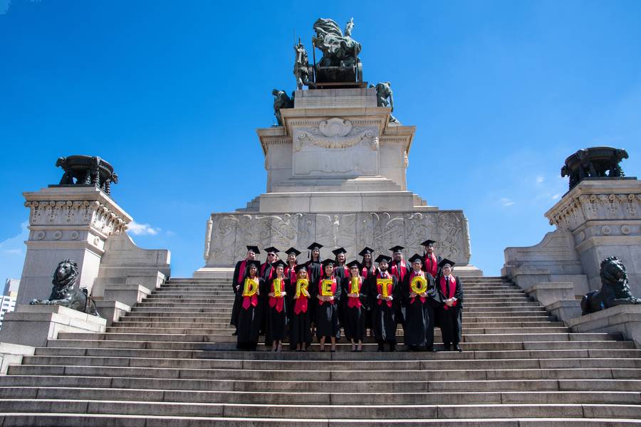 Formatura de Formandos de Direito
