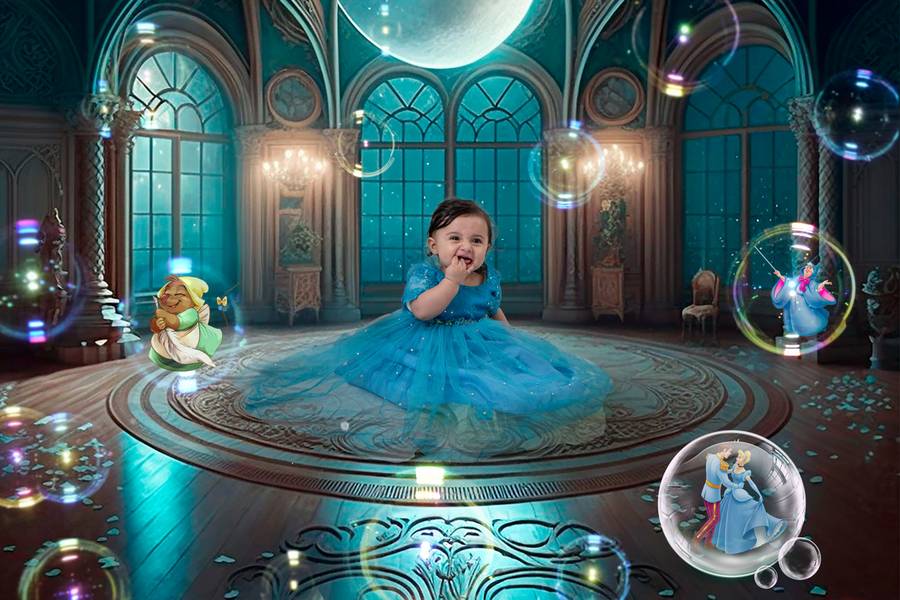 Fotografia Lúdica de Baby Cinderela