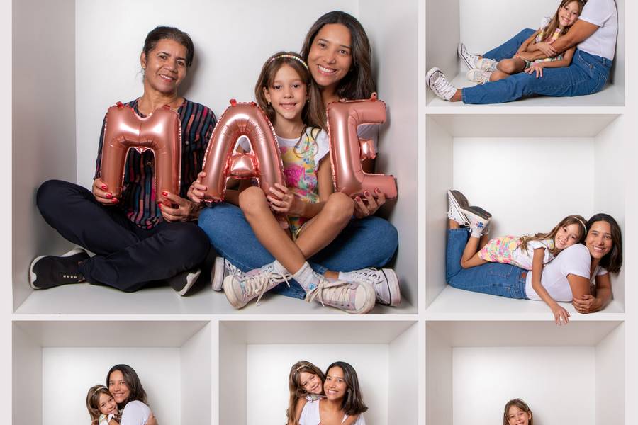 Família de Ensaio Amor ao Cubo