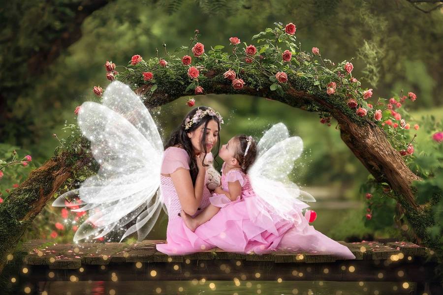 Fotografia Lúdica de Fadinha Jardim Encantado