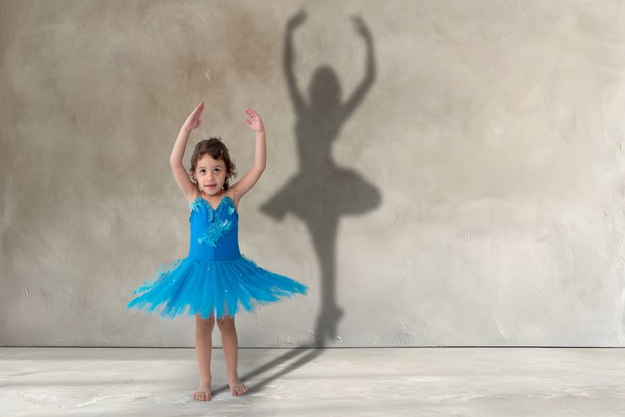 Fotografia Lúdica de Mini Bailarina