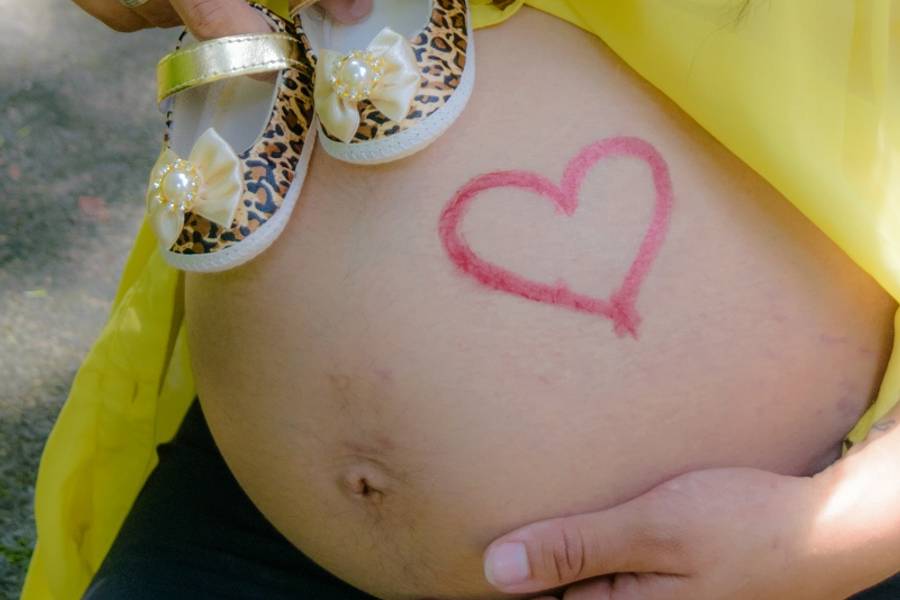 Gestante de Ensaio Gabriela