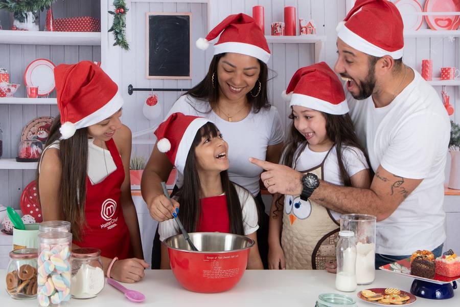 Fotografia Lúdica de Cozinha de Natal