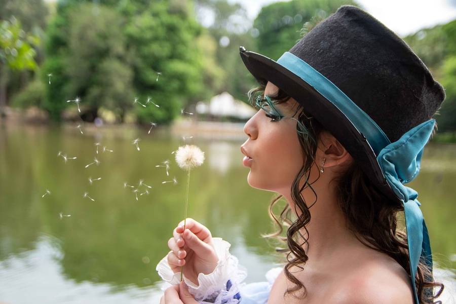 Fotografia Lúdica de Alice no País das Maravilhas