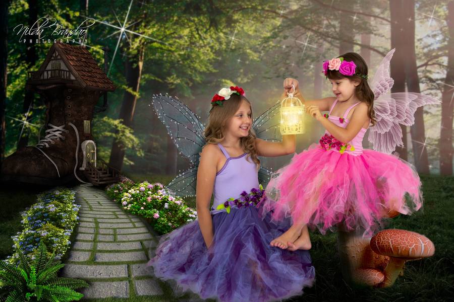 Fotografia Lúdica de Um dia encantado com Alice e Marcela