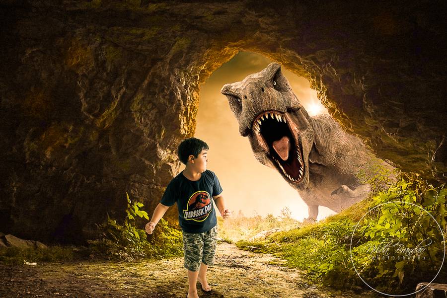 Fotografia Lúdica de Entre heróis e Dinossauros