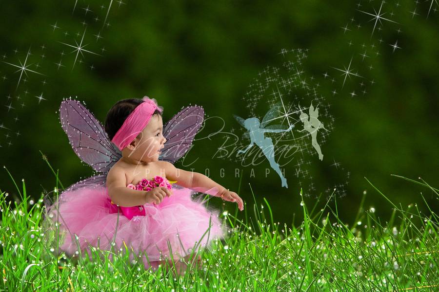 Bebês de Um encanto em cor de rosa