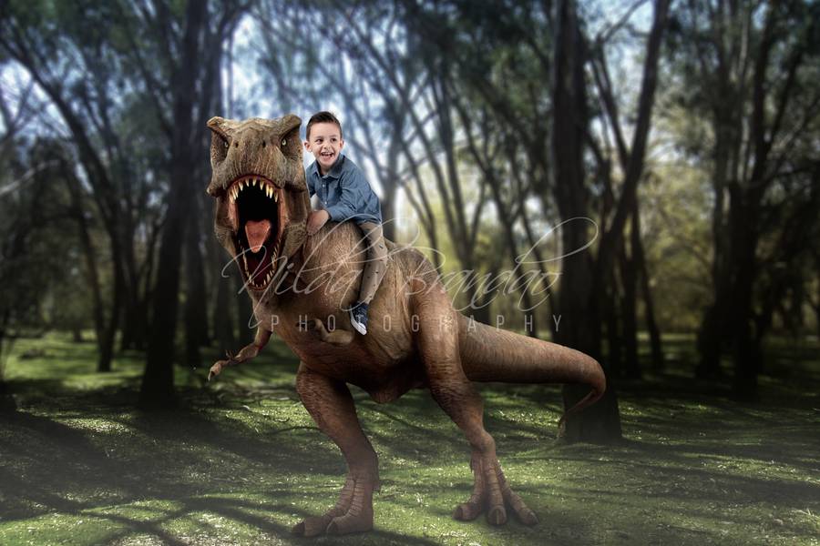 Fotografia Lúdica de Joaquim no Jurassic World