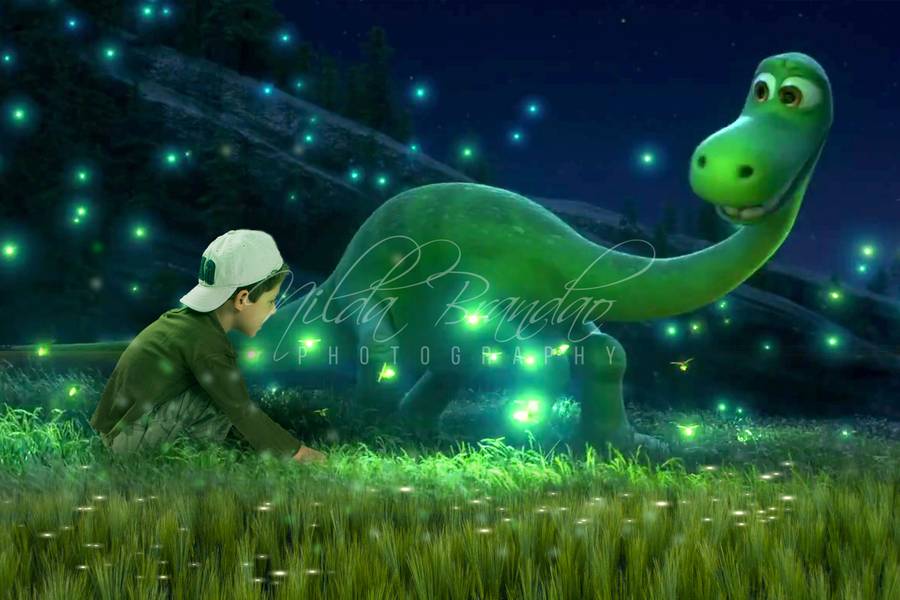 Fotografia Lúdica de Rodrigo e os Dinossauros