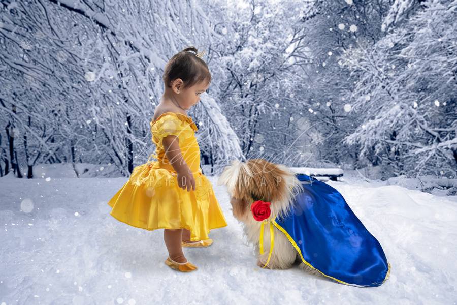 Fotografia Lúdica de Duda e Frederico - a Bela e a Fera