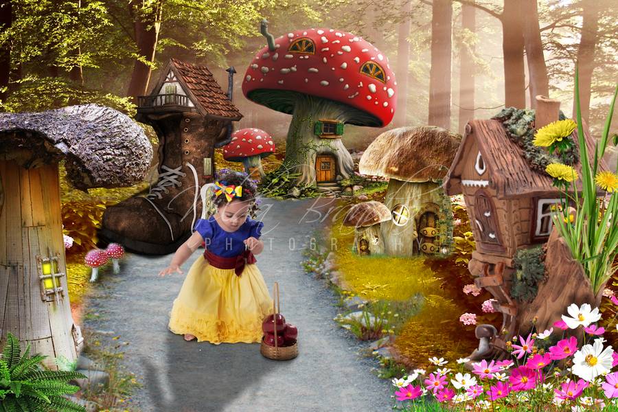 Fotografia Lúdica de Lavínia no mundo do faz de conta