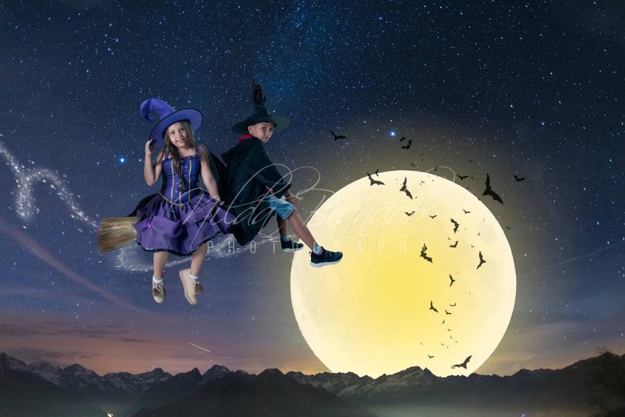 Fotografia Lúdica de Halloween da Sarah e Heitor