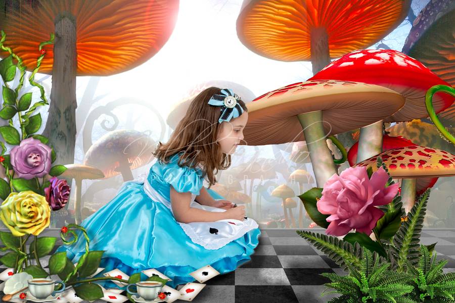 Fotografia Lúdica de Manu no Pais das Maravilhas