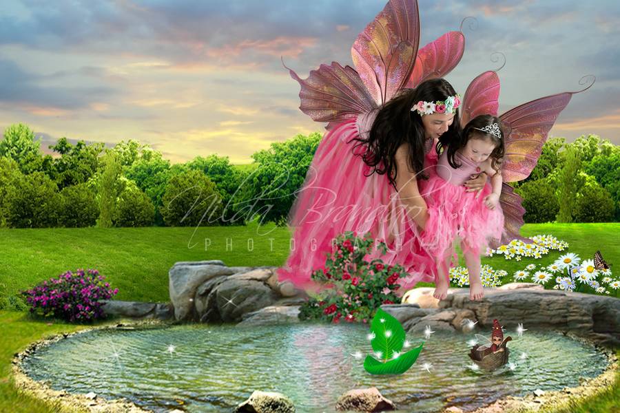 Fotografia Lúdica de Fadas e Sereias - Ensaio mãe e filha