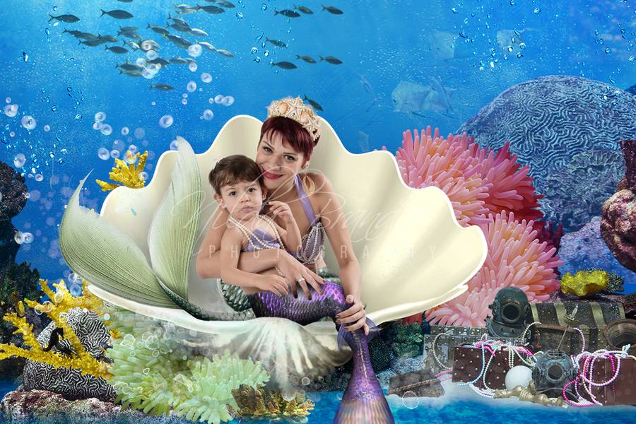Fotografia Lúdica de As vezes sereia, as vezes princesa