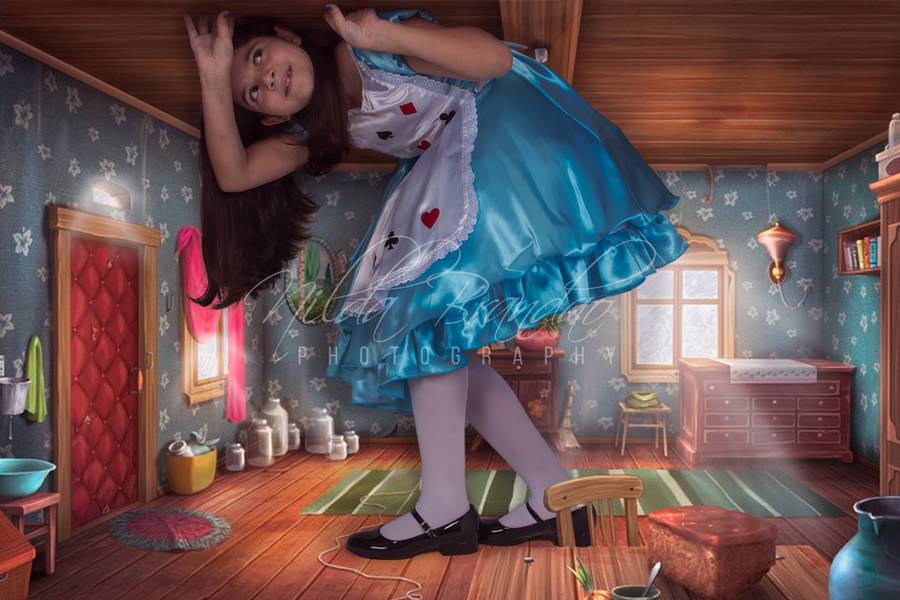 Fotografia Lúdica de Heloísa no País das Maravilhas