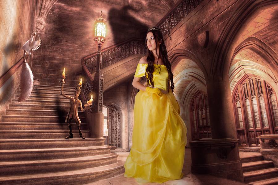 Fotografia Lúdica de Ensaio Teen inspirado na Bela e a Fera
