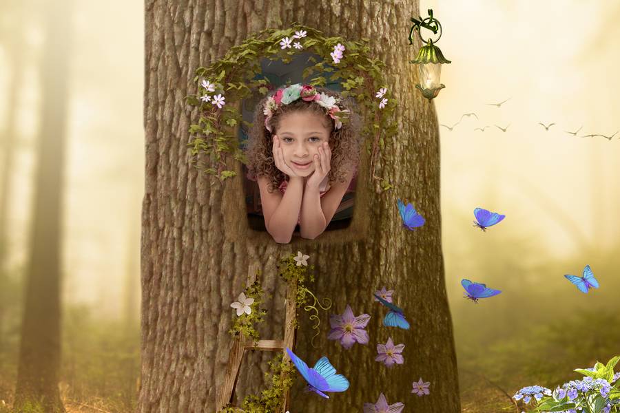 Fotografia Lúdica de Fadinha Valentina