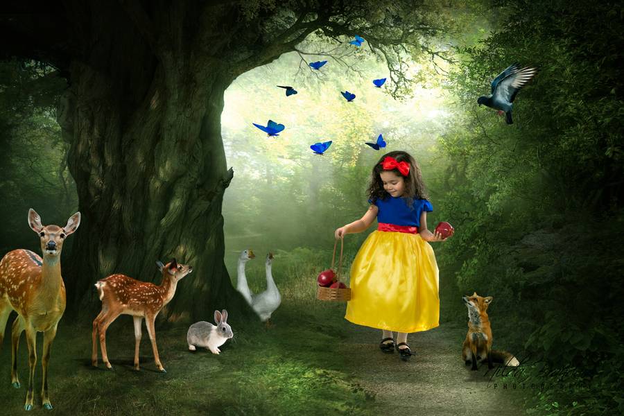 Fotografia Lúdica de Branca de Neve Manu