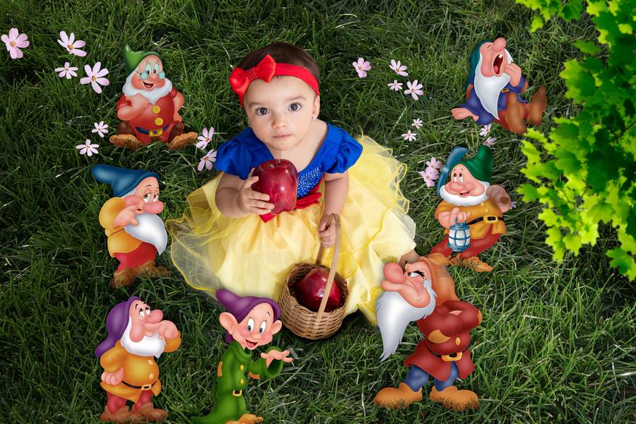 Fotografia Lúdica de Branca de Neve Giulia