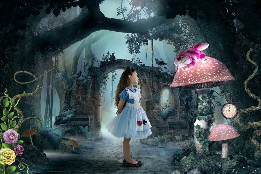 Fotografia Lúdica de Manu no País das Maravilhas