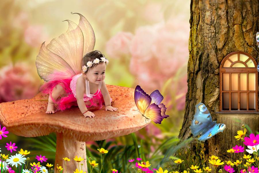 Fotografia Lúdica de Mili Sereia e Fada