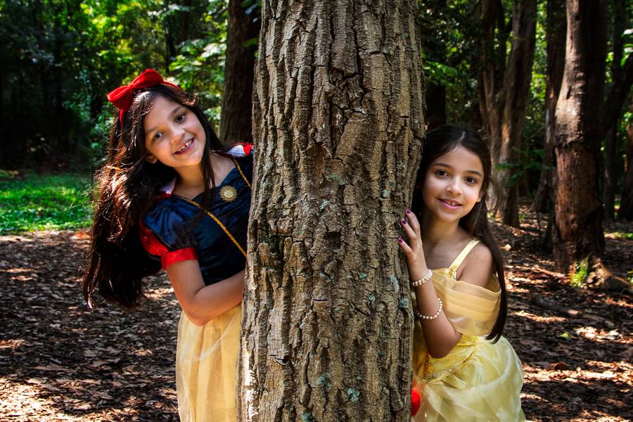 Fotografia Lúdica de Princesas ao ar livre